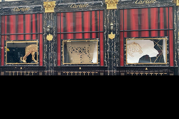 Cartier : Décoration de vitrine